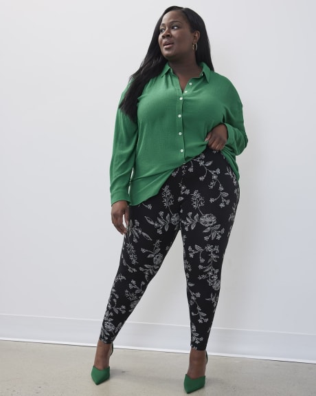 Legging tendance imprimé, tissu responsable