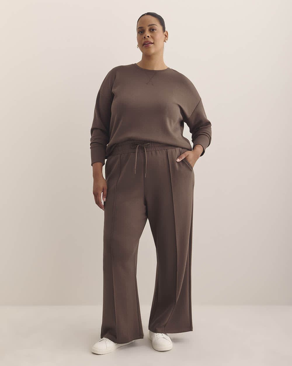 Light Knit Wide-Leg Pant - Active Zone