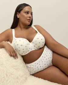 Soutien-gorge contour en microfibre fleurie avec armatures - ti Voglio
