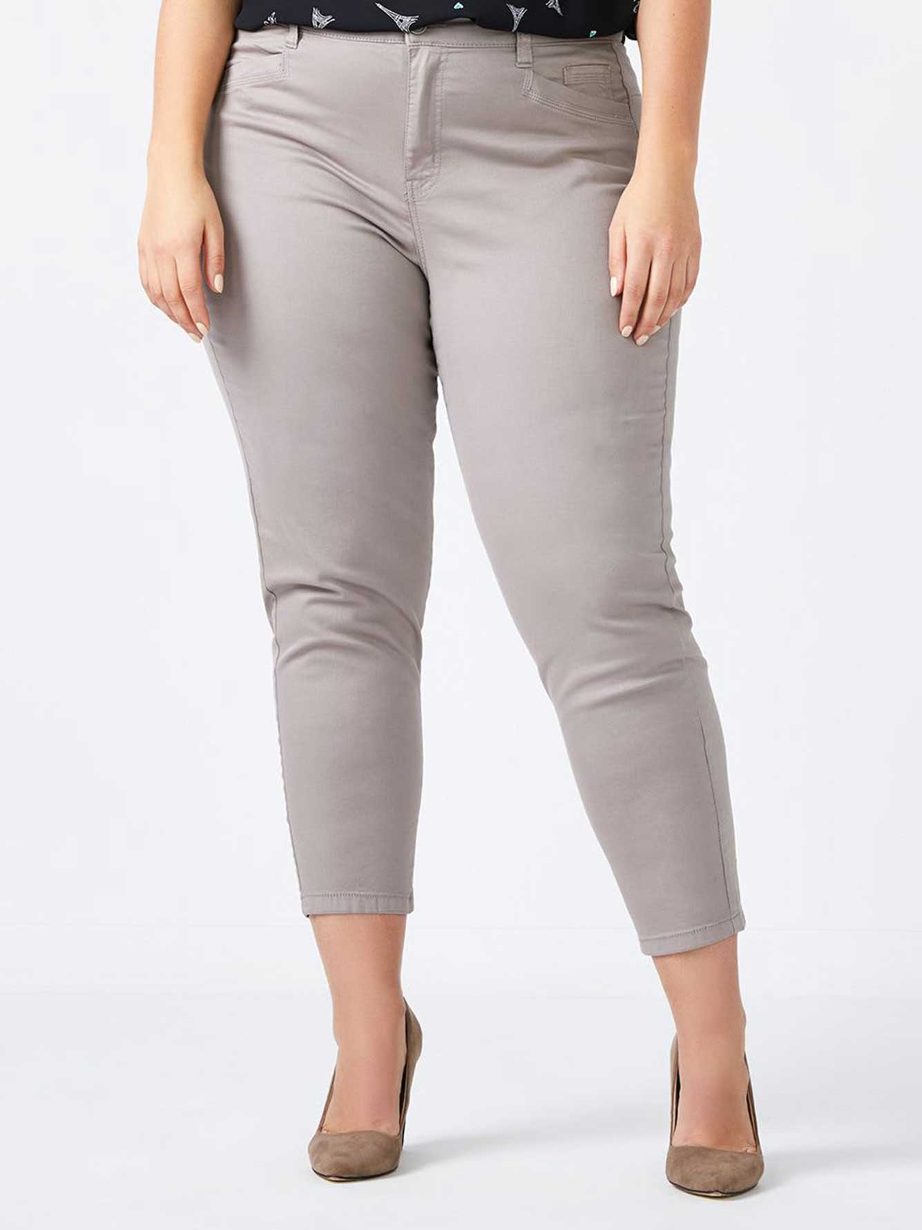 Slightly Curvy Fit Ankle Chino Pant - In Every Story | Penningtons