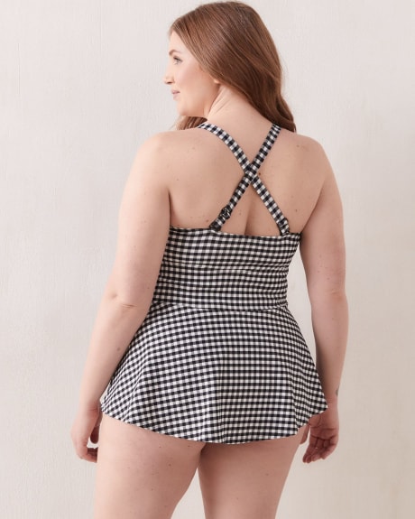 Gingham-Print Swimdress - In Every Story