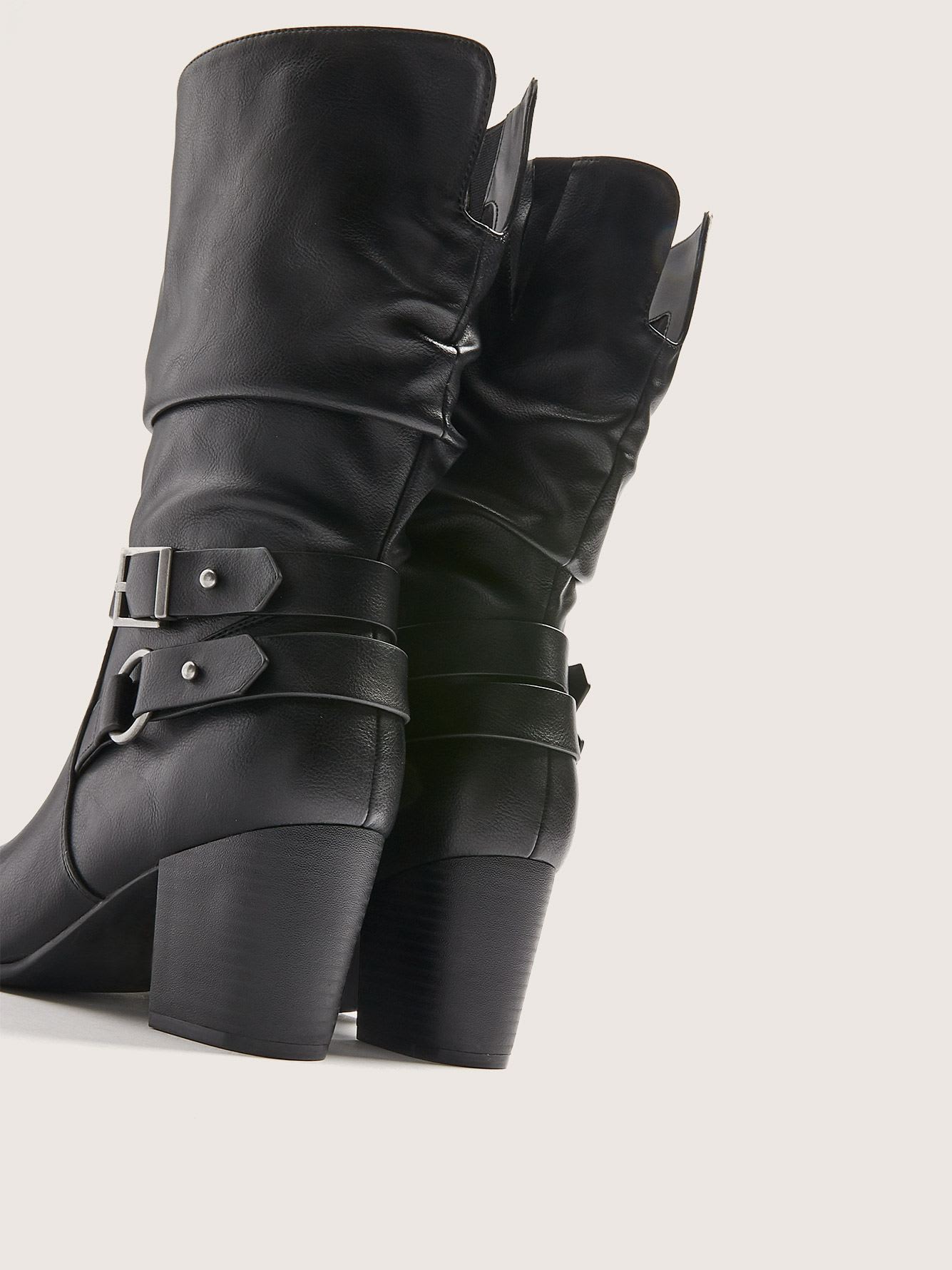 Mid calf wide width boots Clearance