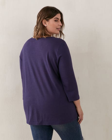 Girlfriend-Fit 3/4 Sleeve Top - In Every Story
