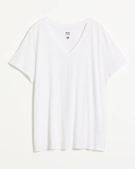 Boyfriend-Fit Short-Sleeve Tee - PENN. Essentials