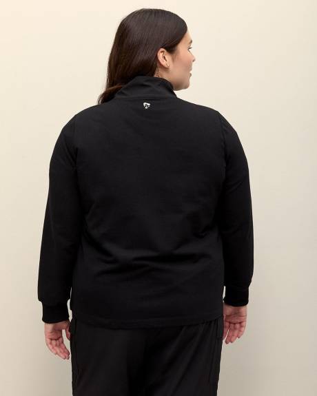 4-Way Stretch Mock-Neck Zipped Jacket - Active Zone
