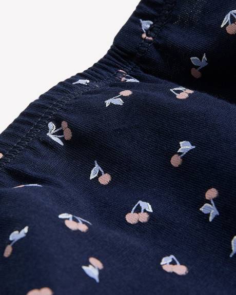 Cotton Brief with Cherry Print - ti Voglio