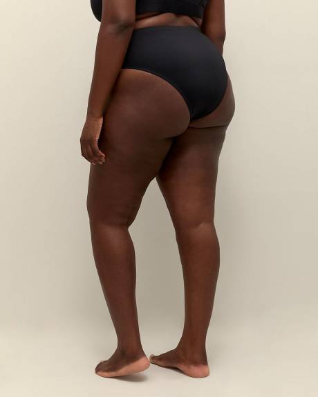 High-Rise Cheeky Swim Bikini Bottom