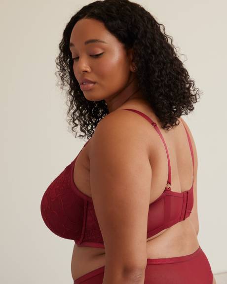 Culotte tanga sexy en satin et dentelle - Déesse Collection