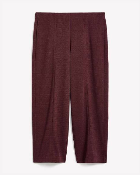 Pull-On Wide-Leg Knit Pant
