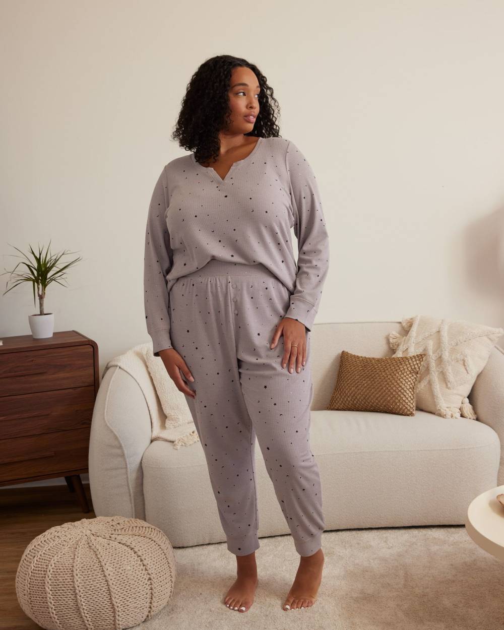 Waffle Knit Jogger Pyjama Pant - ti Voglio