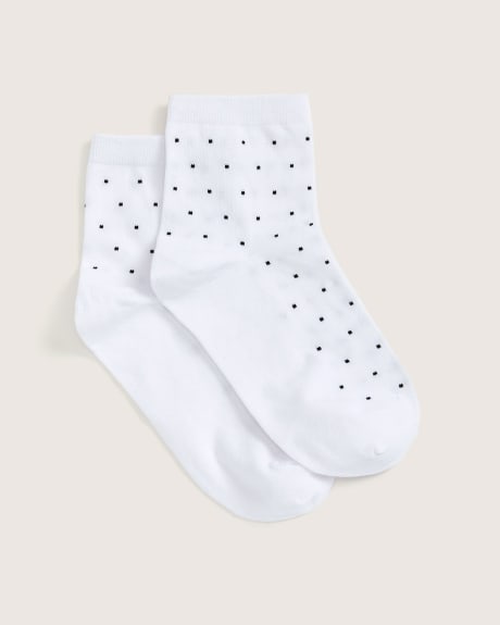 Ankle Socks, Polka Dot, 1-Pair