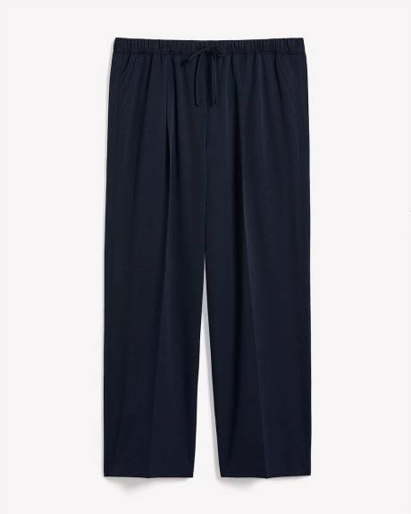 Pull-On Wide-Leg Pant