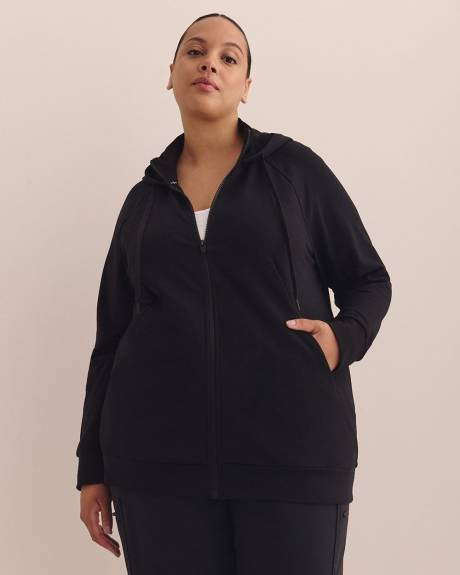 Long-Sleeve Hooded Zip Jacket - Active Zone