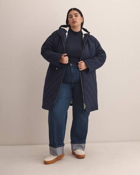 Manteau matelassé à capuche