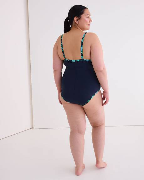Maillot une-pièce avec blocs de couleur - Active Zone