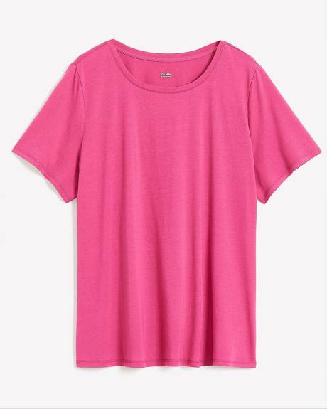 Responsible, Curvy-Fit Crewneck Tee - PENN. Essentials