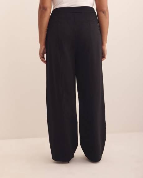 Pantalon noir à jambe large - Addition Elle