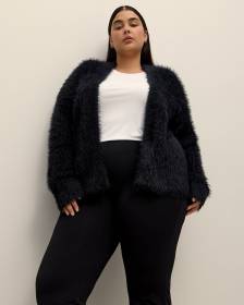 Hairy Open Cardigan