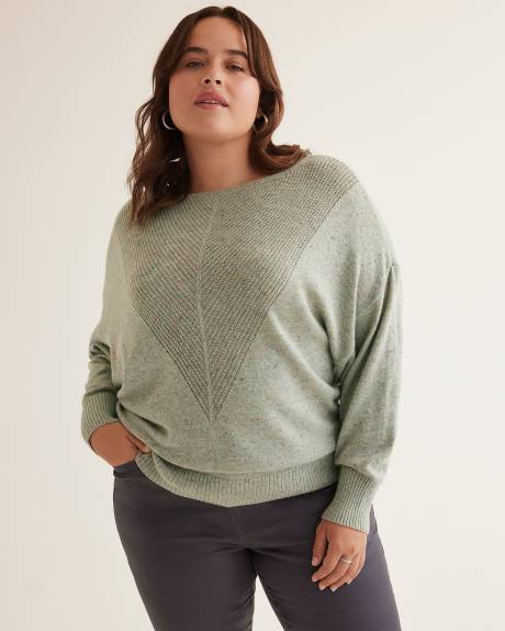 Pull décontracté en mélange de cachemire