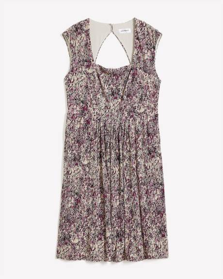 Knit Dress with Open Back Detail - Addition Elle