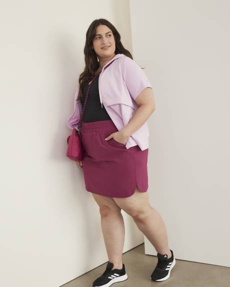 Jupe-short extensible, tissu responsable - Active Zone