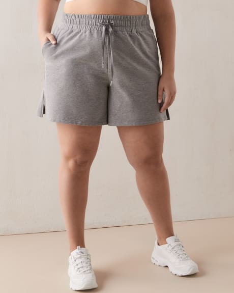 French Terry Pull-On Shorts - ActiveZone
