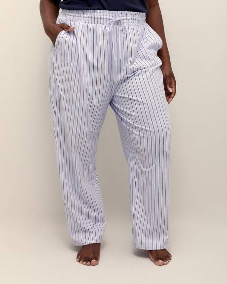 Striped Cotton Knit Pyjama Pant - ti Voglio