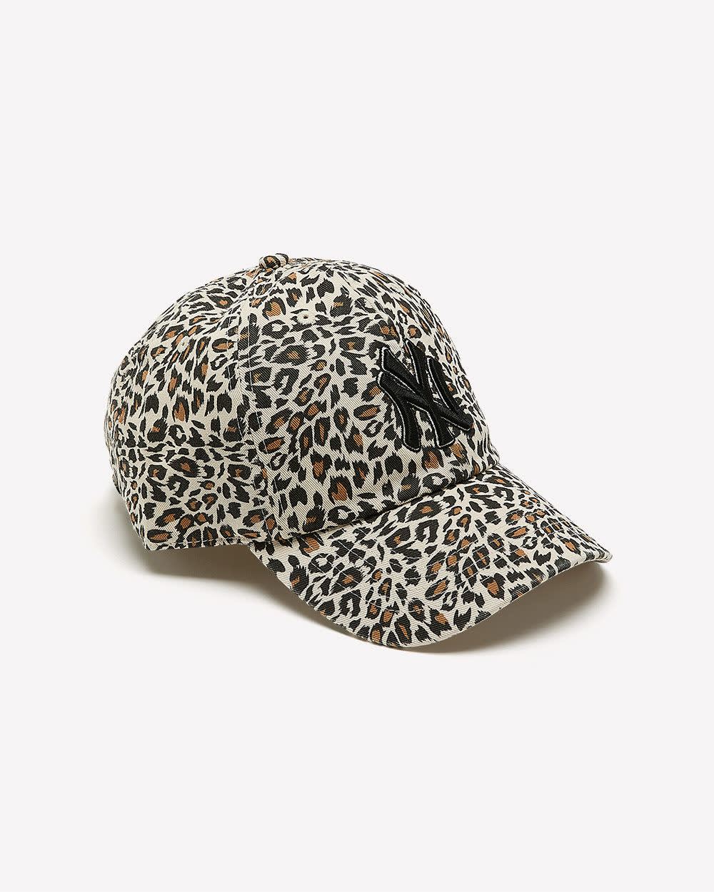 Leopard-Print Yankees Baseball Cap
