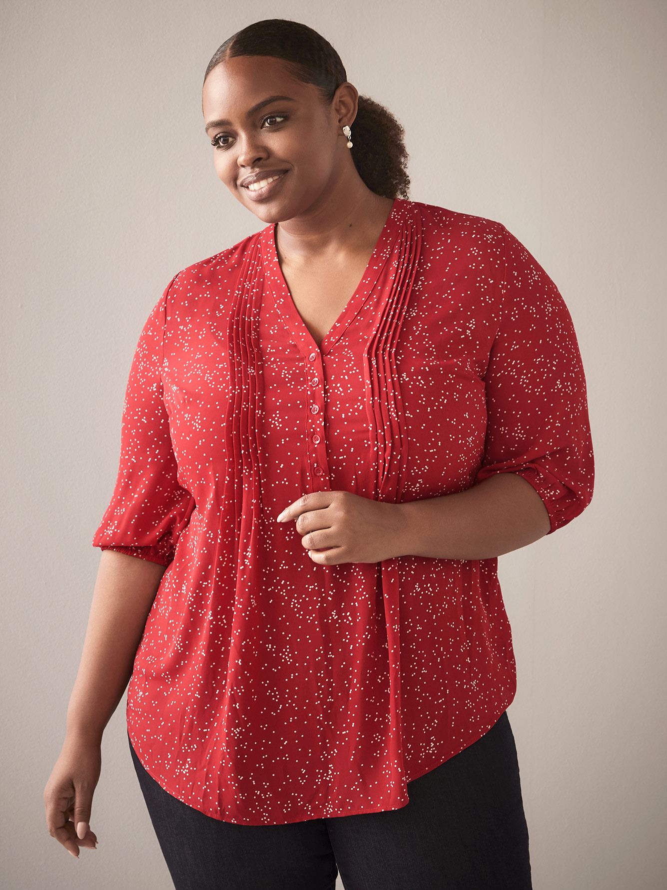 Pin-Tuck Blouse - In Every Story | Penningtons