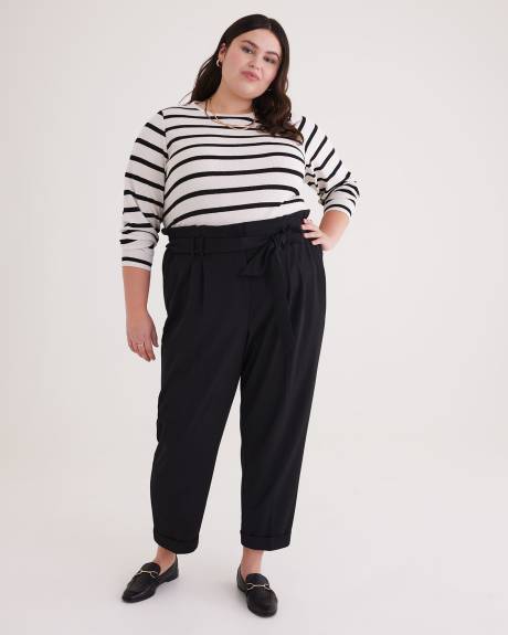 Paper Bag Tapered Pants