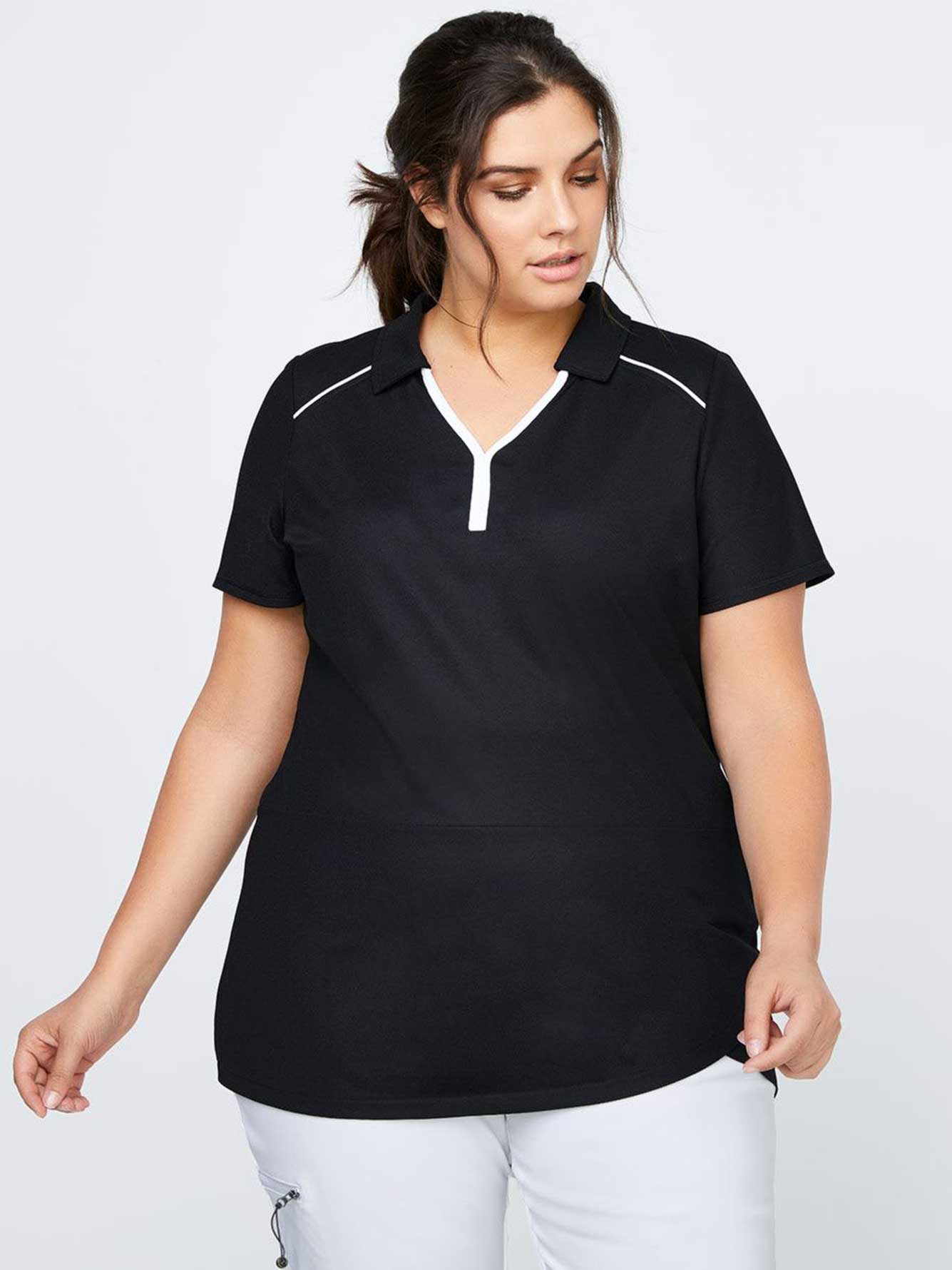 plus size golf polo