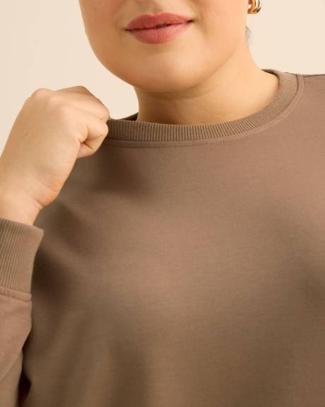 Chandail en molleton, coupe boyfriend - Essentiels PENN.