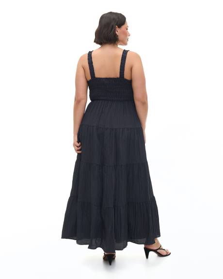 Sleeveless Tiered Maxi Dress - Addition Elle