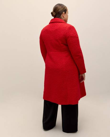 Manteau long à double boutonnage - Addition Elle