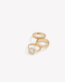 Assorted Golden Rings, Set of 3
