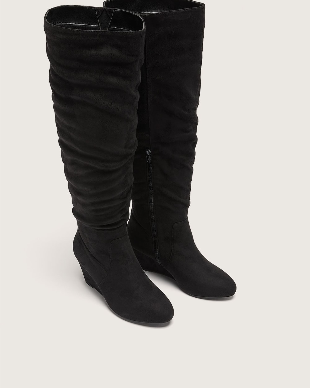 Wide width sale thigh high boots