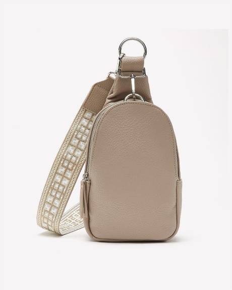 Pebble Sling Back Bag with Guitar Strap