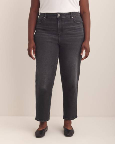 Jean mom noir taille haute - Addition Elle