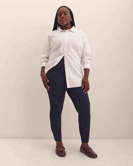 Textured Plaid Fashion Legging