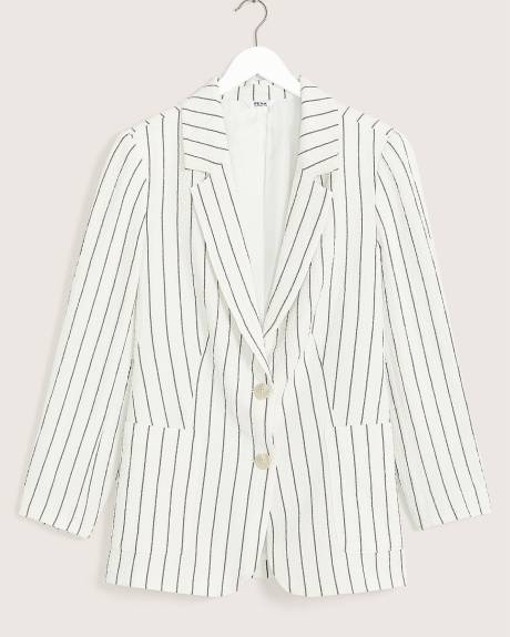 Pinstripes Seersucker Blazer