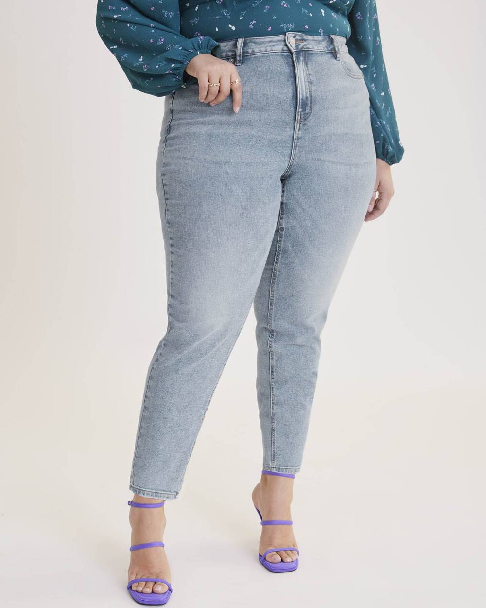 Trendy Plus Size Mom Jeans