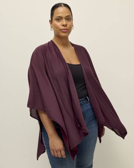 Cape en tricot léger