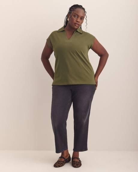 Extended Sleeves Polo - Addition Elle