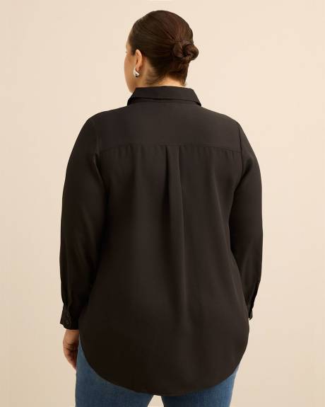 Tunique chemisier soyeux