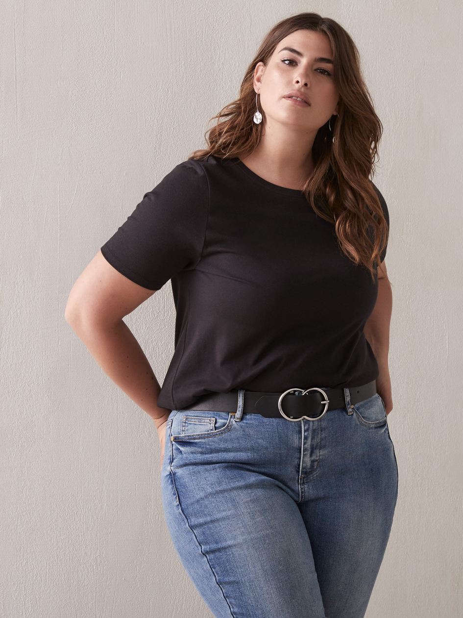 Modern Cotton Modal T-Shirt - Addition Elle