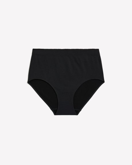 Women Glossy Seamless Bikini Panties High Waisted Underwear Briefs