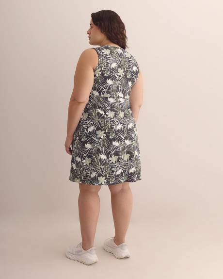 Robe-débardeur fleurie verte Freezer - Columbia