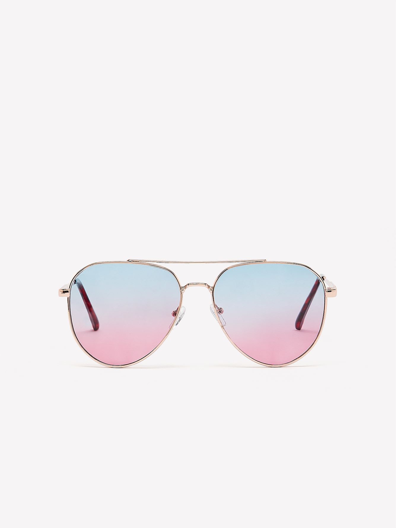 Coloured Lense Aviator Sunglasses