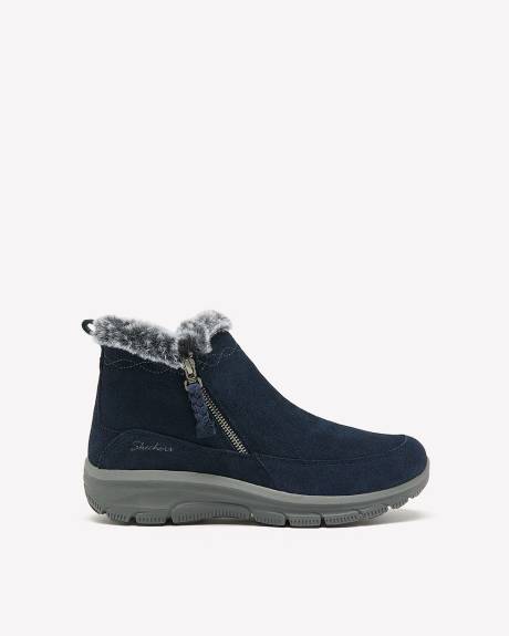 Bottillons colorés Easy Going à fermeture éclair, pied large - Skechers