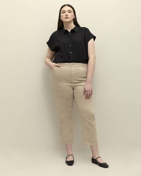 Responsible, High-Rise Cropped Straight-Leg Jean - d/C JEANS